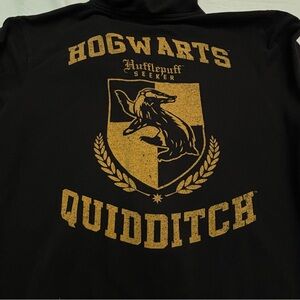 Harry Potter Black Hufflepuff Quidditch Hoodie